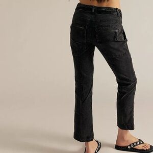 FREE PEOPLE Hot in the Moto Pants black NWT size 6
